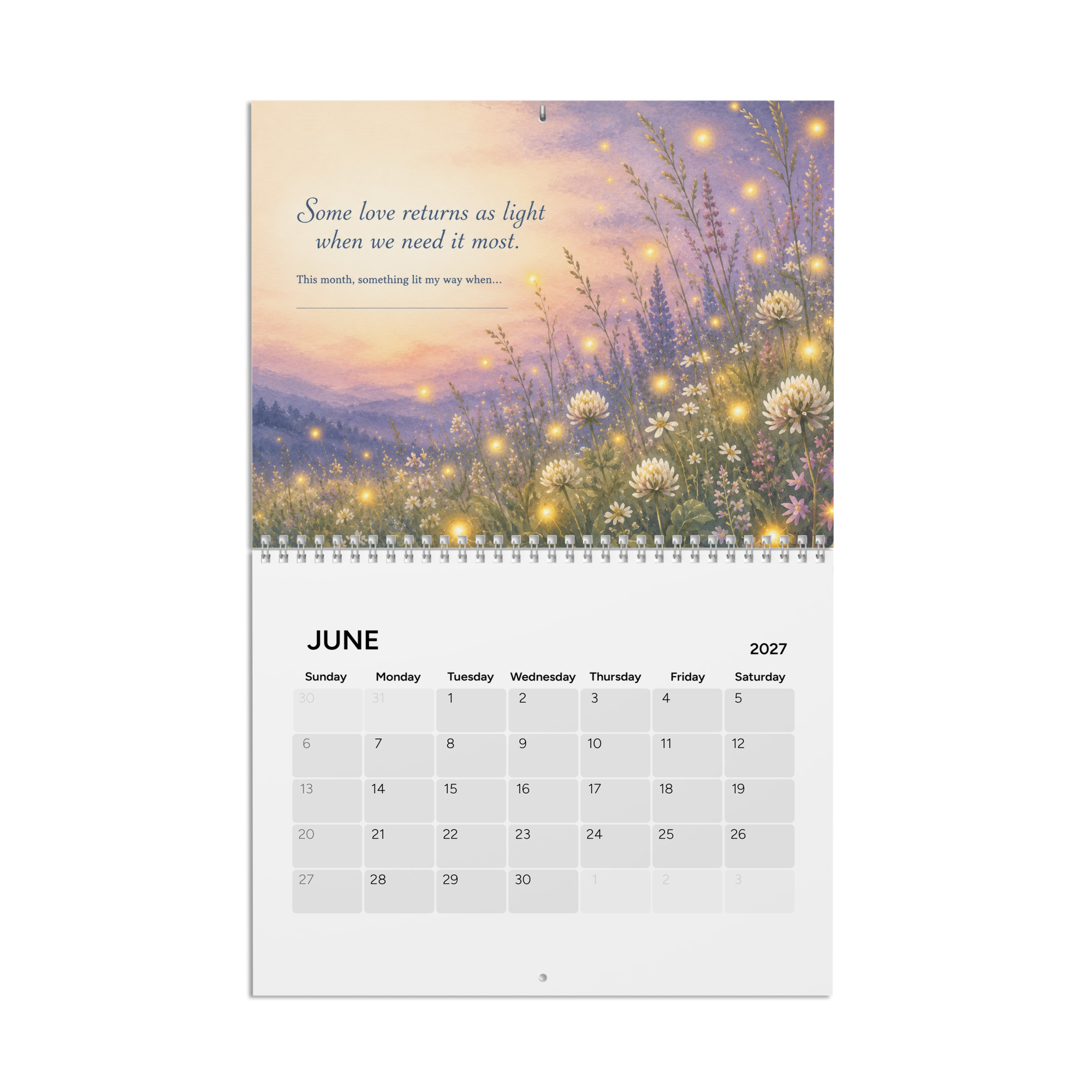 Hi, Dad 2027 Keepsake Calendar — A Year of Love, Signs And Beautiful Moments - Image 2
