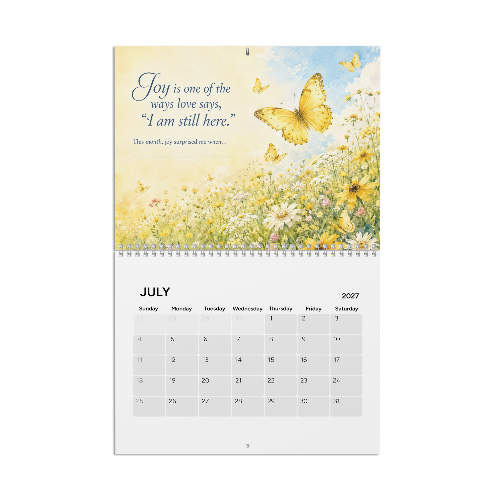 Hi, Dad 2027 Keepsake Calendar — A Year of Love, Signs And Beautiful Moments - Image 3