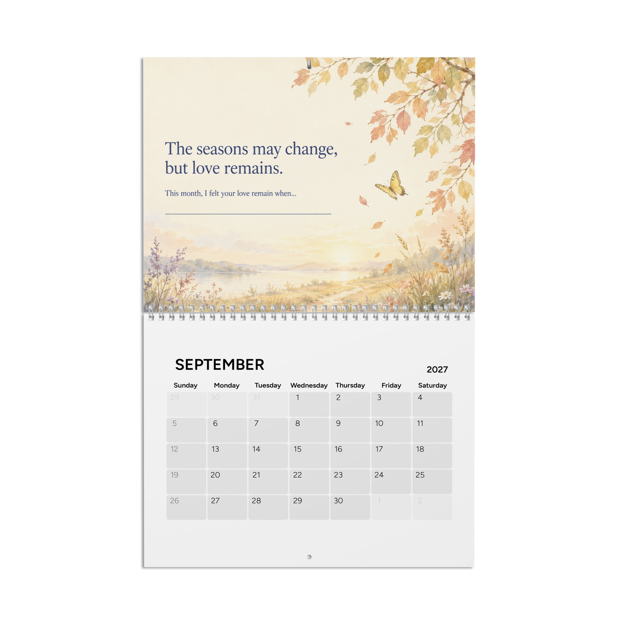 Hi, Dad 2027 Keepsake Calendar — A Year of Love, Signs And Beautiful Moments - Image 5