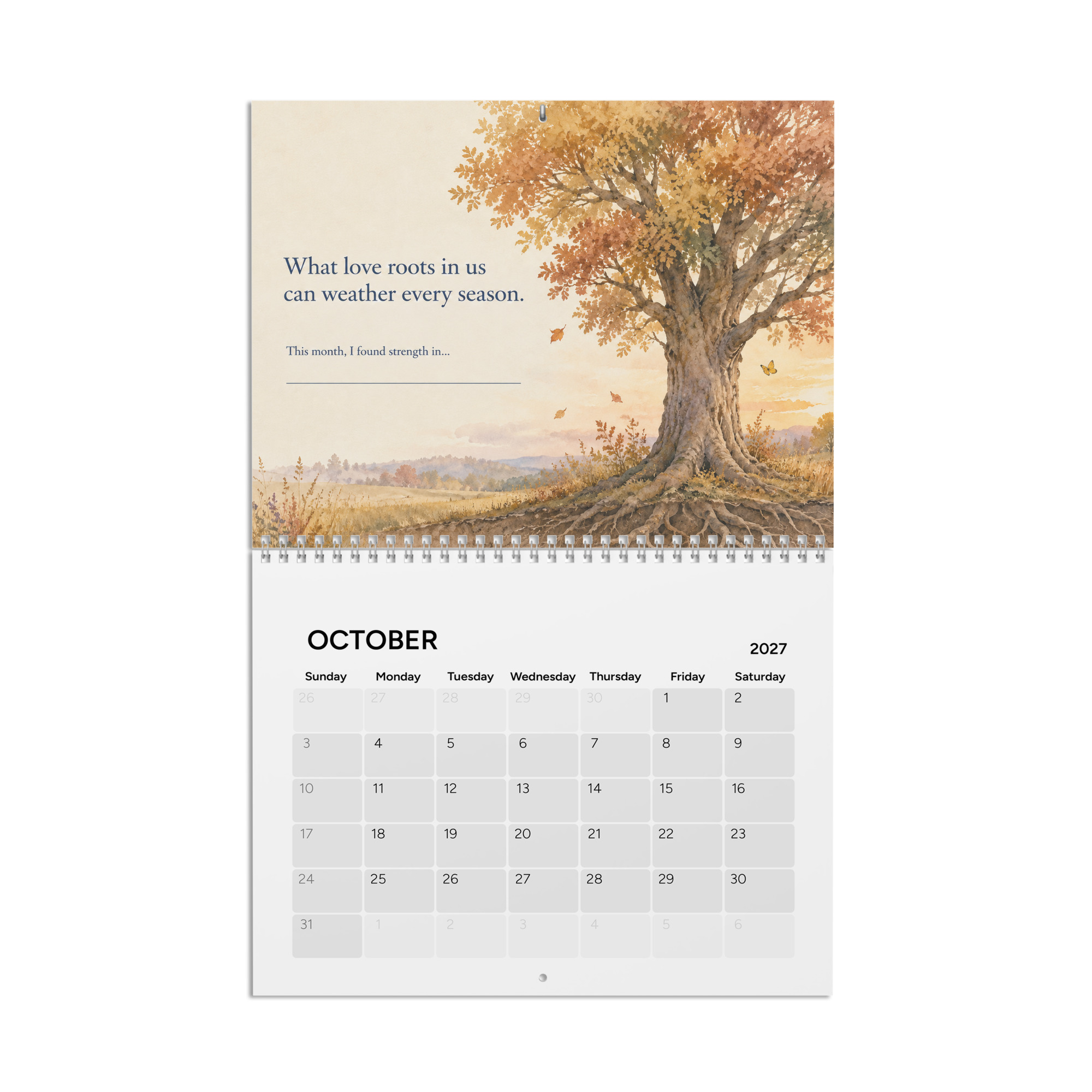 Hi, Dad 2027 Keepsake Calendar — A Year of Love, Signs And Beautiful Moments - Image 6