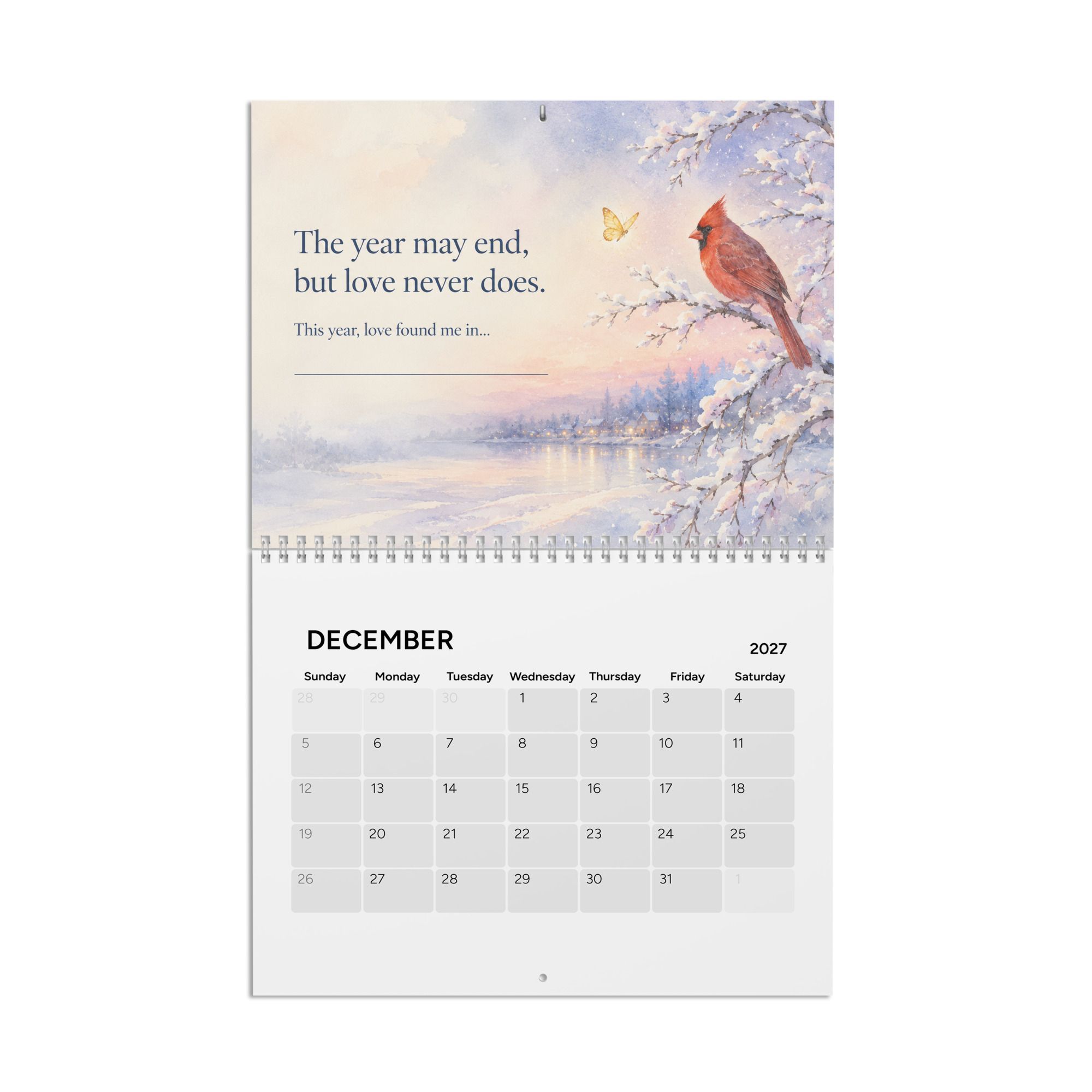Hi, Dad 2027 Keepsake Calendar — A Year of Love, Signs And Beautiful Moments - Image 8
