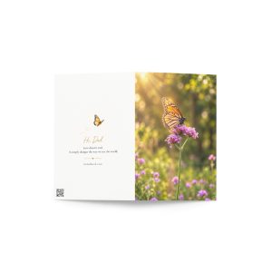Keep Looking Butterfly Greeting Card | Hi, Dad
